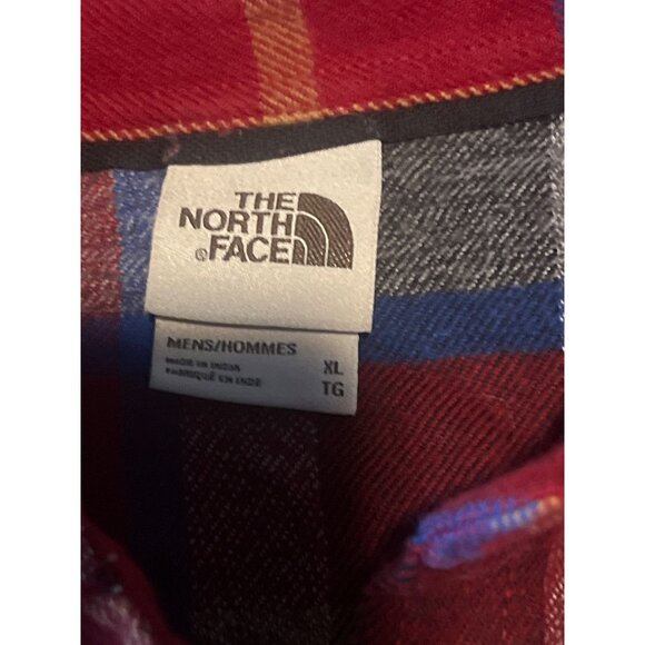 The North Face Long-Sleeve Arroyo Flannel Shirt XL Red and Blue GORP Core - Picture 2 of 6